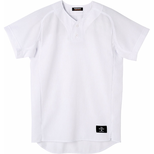デサント DESCENTE ハーフボタンシャツ 野球＆ソフトボール ユニフォーム STD52TB-SWHT