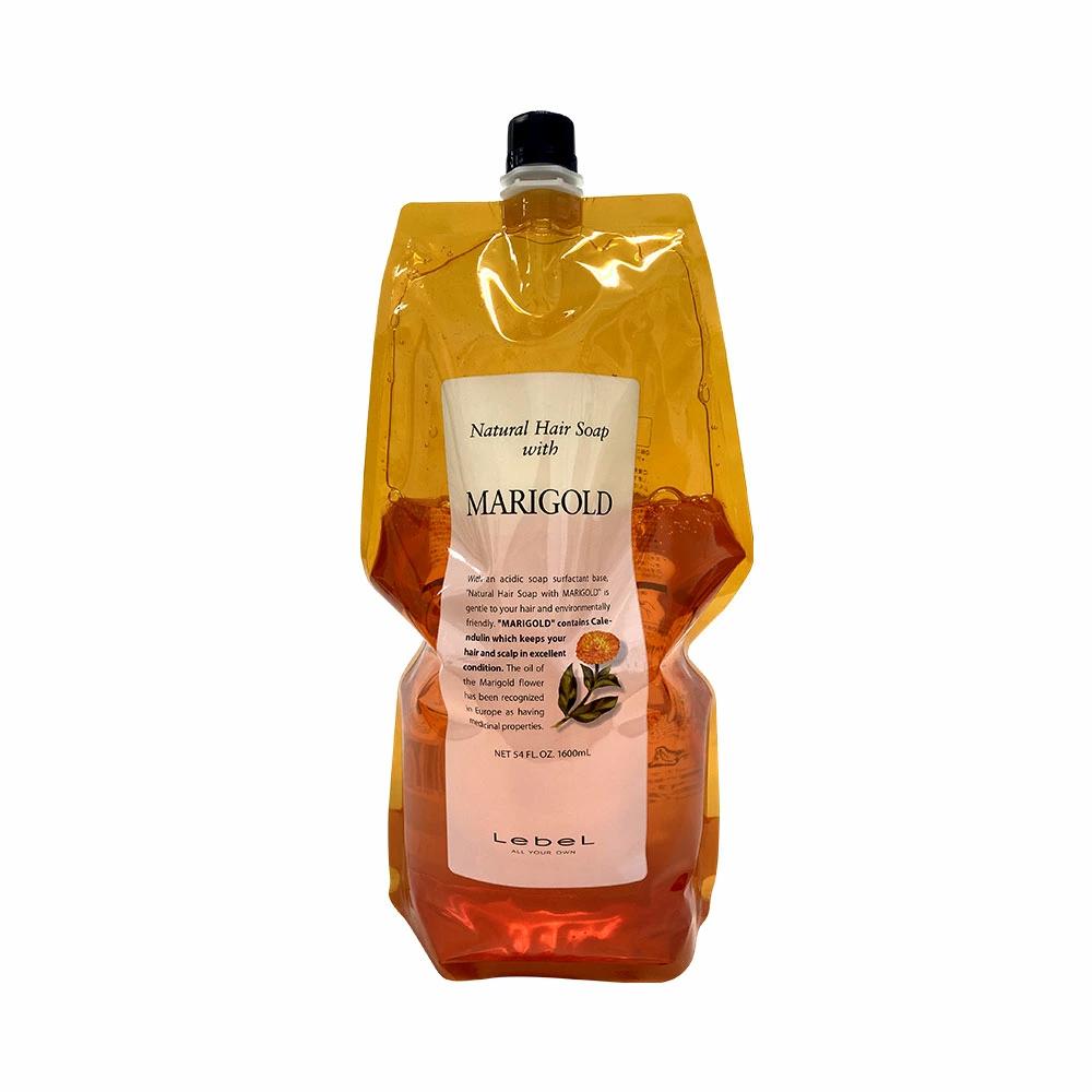 【正規販売店】ナチュラル ヘア シャンプー ソープ ウィズ MG マリーゴールド 1600mL（詰替用） Natural 正規品 シャンプー 大容量 詰め替え ボトル メンズ 美容室専売 サロン専売品