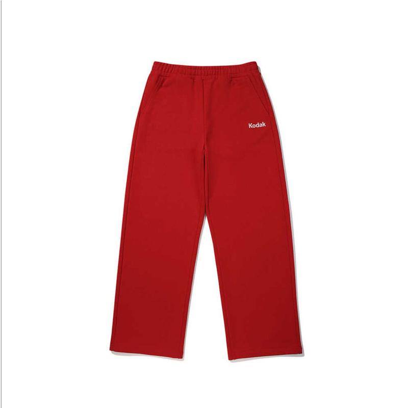アパレル ミニ ロゴ ストレート パンツ RED K5323LFPH1RED