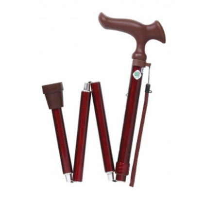 フジホーム ステッキ 杖 かるがもオム 折畳 木目ミデイアム WB3856 5,530円