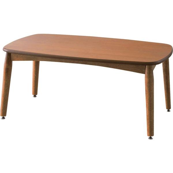 こたつテーブル 単品 おしゃれ 長方形 木製 天然木 無垢 ヒーター付き ハイタイプ ローテーブル 高さ38/55 2WAY 幅90 300w 新生活 ID012