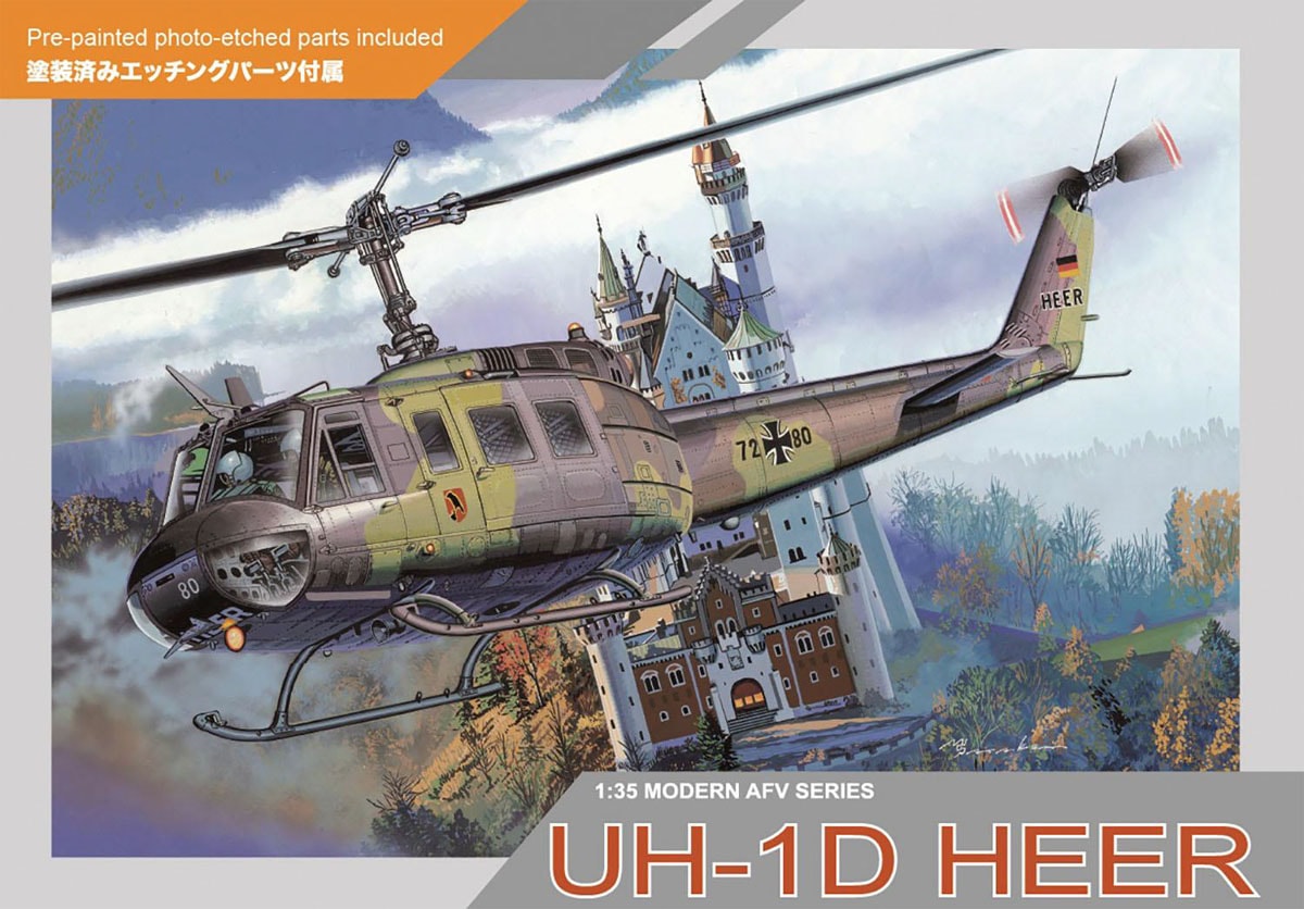 ドラゴンモデル 【再生産】1/35 ドイツ軍 UH-1D HEER ドイツ陸軍歩兵フィギュア 4体/カラーエッチングパーツ付属【DR3542】 プラモデル DR3542 UH-1D HEER フィギュ
