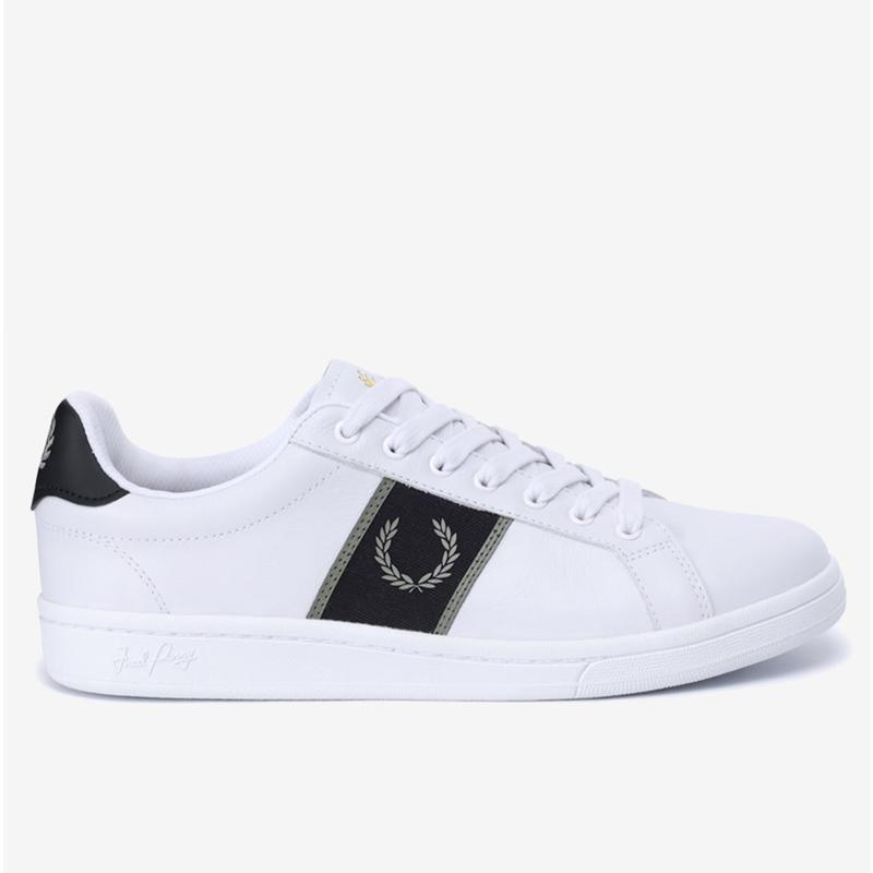 [FRED PERRY] 男性用スニーカー B721 レザー/ブランデッドウェビング (SFPM2416304-U62)