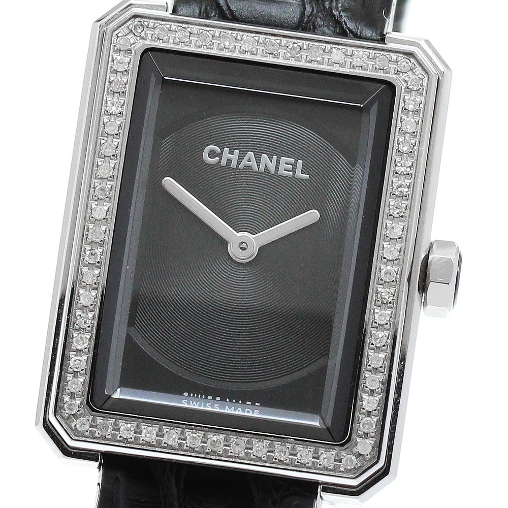 シャネル CHANEL H4883 ボーイフレンド ダイヤベゼル クォーツ レディース _869167【中古】