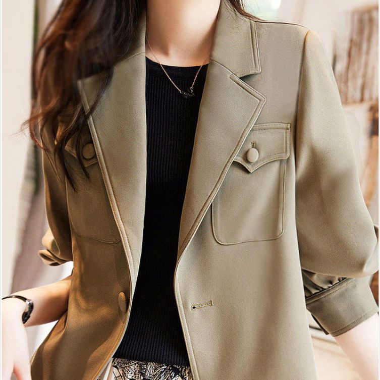 入荷 トレンチコート レディース ジャケットカーキ スプリングコート 春コート 長袖アウター 秋服 カジュアル韓国風パーカー 大きめ