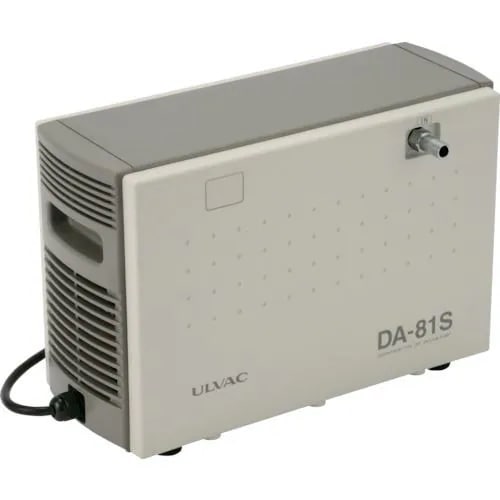 【メーカー直送品】アルバック 単相100V ダイアフラム型ドライ真空ポンプ 全幅181mm DA-81S