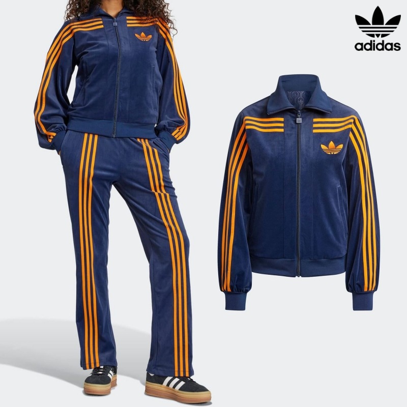 [ADIDAS] アディダス 70s ベロア トラックトップ / NIGHT INDIGO