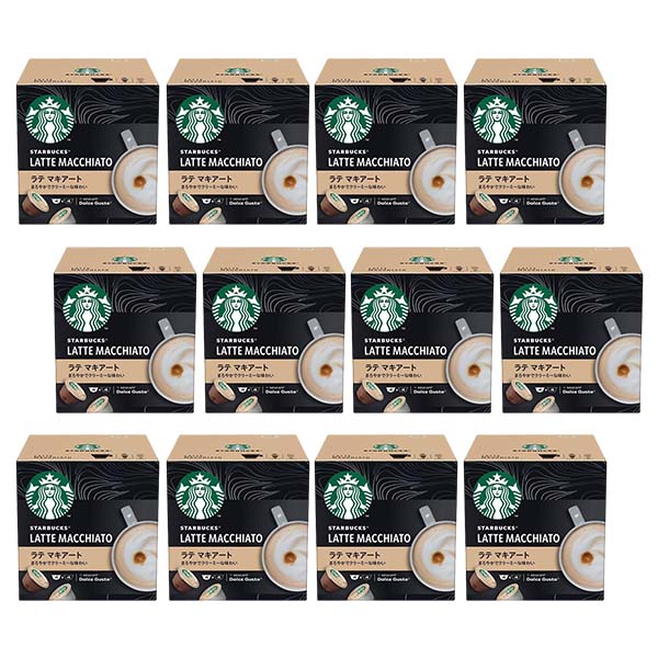 ネスカフェ ドルチェグスト 専用カプセル スターバックス ラテマキアート 12箱【4営業日以内に出荷】ネスレ ネスカフェ コーヒー ホットコーヒー スタバ