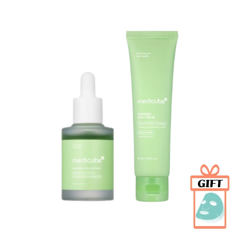 【2点セット】 エクソソームシカ アンプル（30mL）＆クリーム（50mL）,マスクパック プレゼント/韓国 コスメ,たるみ毛穴 美容液,肌荒れ 花粉,毛穴 ケア,肌荒れ 赤み,敏感 肌 6,239円