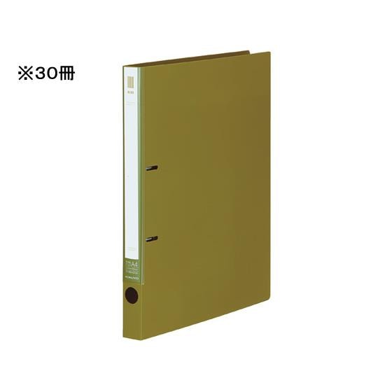 リングファイルNEOS A4タテ 背幅27mm ライトオリーブ 30冊 コクヨ ﾌ-NE420NG