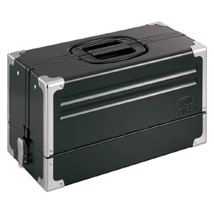 TONE BX331BK ツールケース（メタル）　V形3段式　マットブラック BX331BK