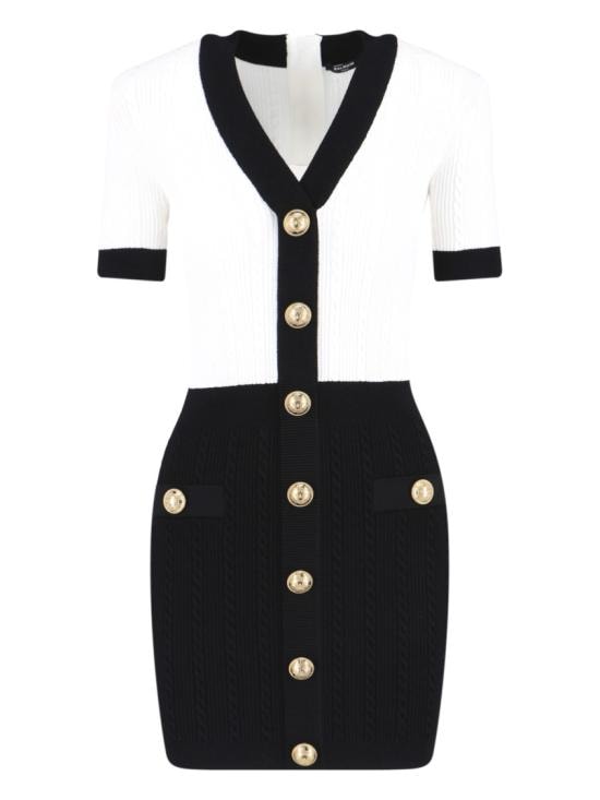 BALMAIN Women Dresses FF1R6033KI50EAB Black