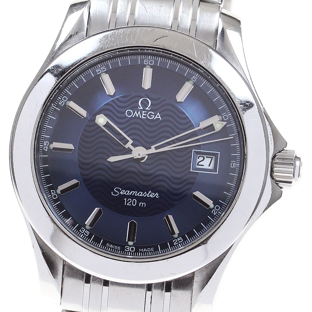 オメガ OMEGA 2511.81 シーマスター120 デイト クォーツ メンズ _863204【中古】