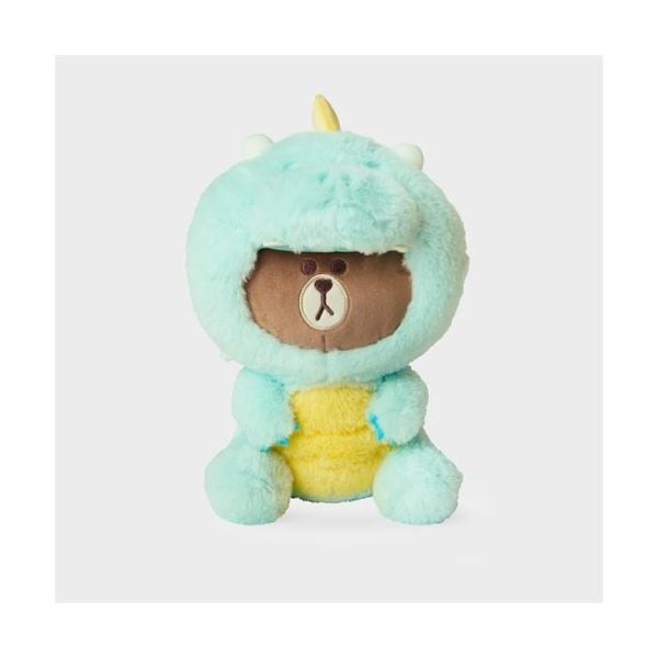 LINE FRIENDS ブラウンニューイヤードラゴン中型シート人形