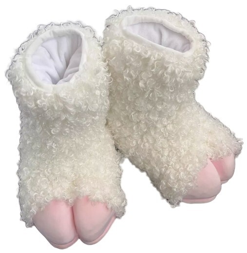 着ぐるみ ケモノ足 ヒツジ ピンク Bタイプ フリーサイズ ケモノ脚 ファースーツ fursuit ぬいぐるみ コスプレ コスチューム kigurumi