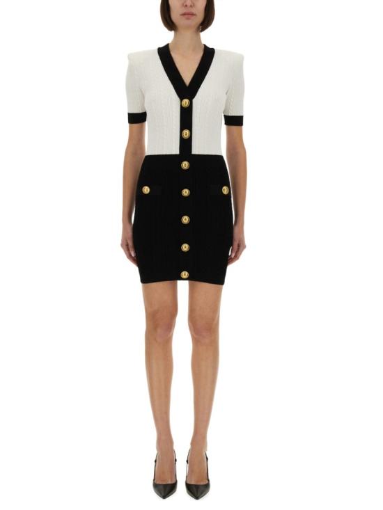 BALMAIN Women Dresses FF1R6033KI50 EAB Multicolor