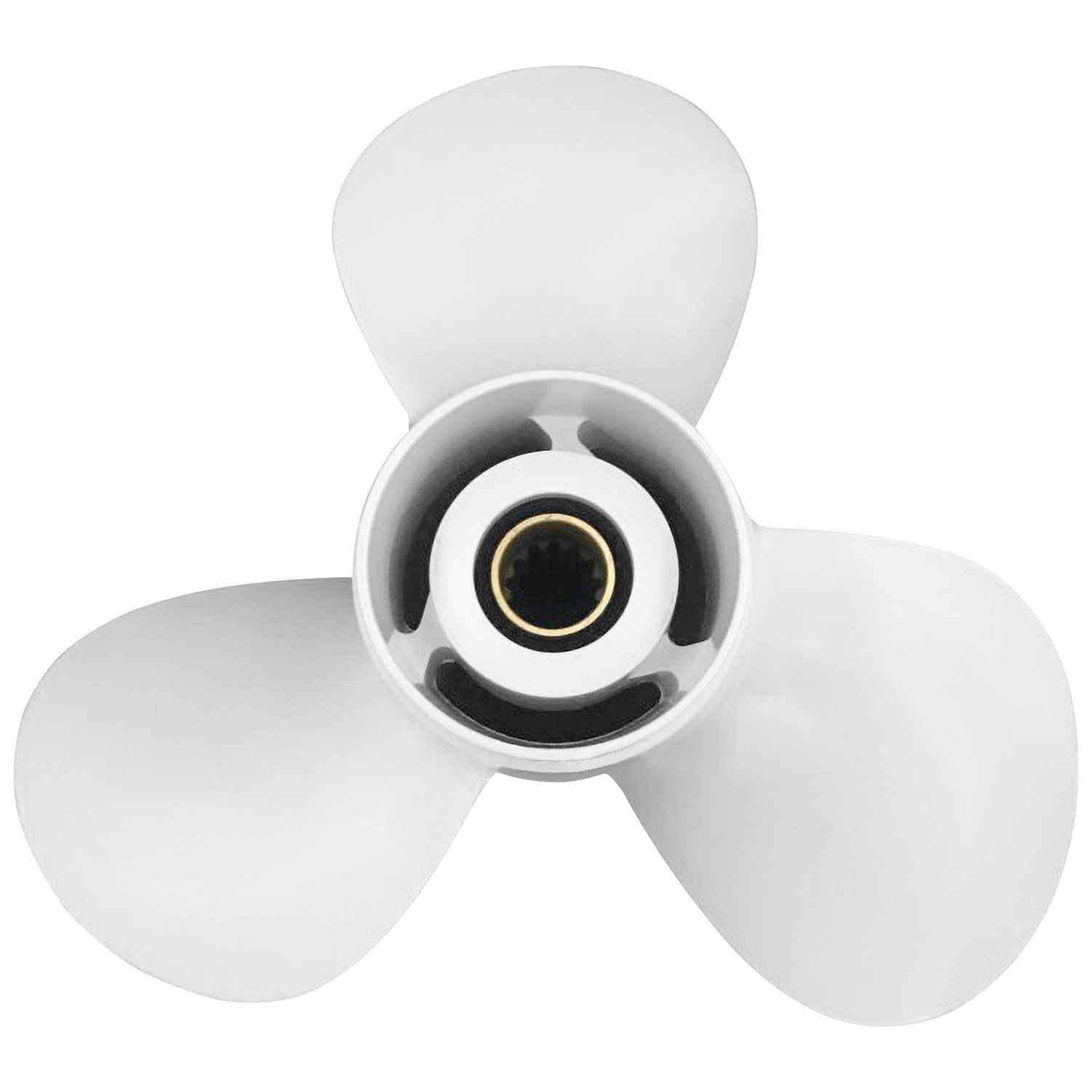 船外機プロペラ ヤマハ代替品 アルミ合金 40-60HP ギアケース 船外機モータープロペラ ボート 3葉 3リーフプロペラ 耐久性 ボート