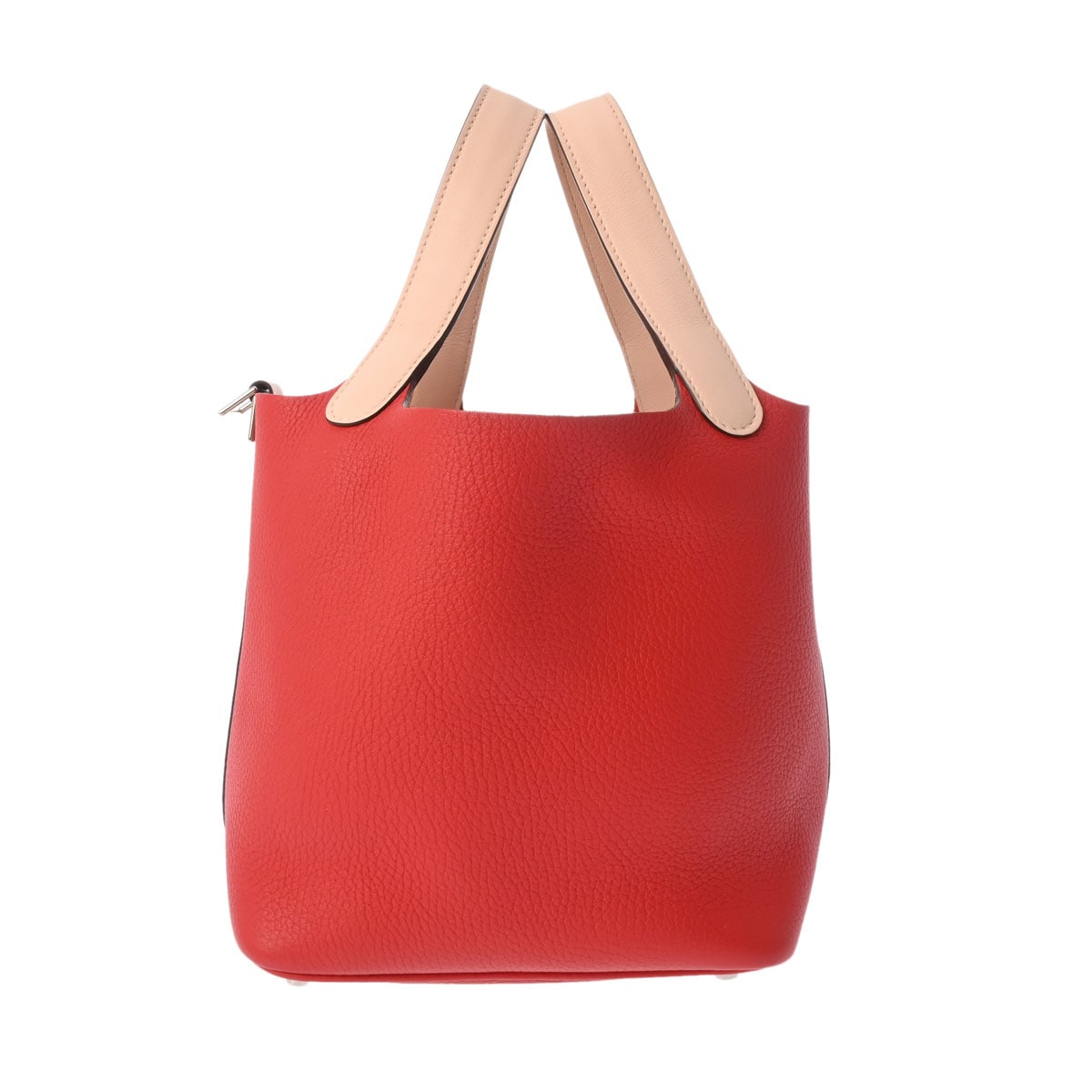 ピコタン ロック PM エクラ ルージュトマト/ローズエグランタイン X刻印(2016年頃) レディース トリヨンクレマンス ヴォースイフト ハンドバッグ Aランク 中古 銀蔵