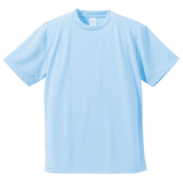 UVカット/吸汗速乾/5枚セット/4.1オンスさらさらドライ Tシャツ ライトブルー 150cm