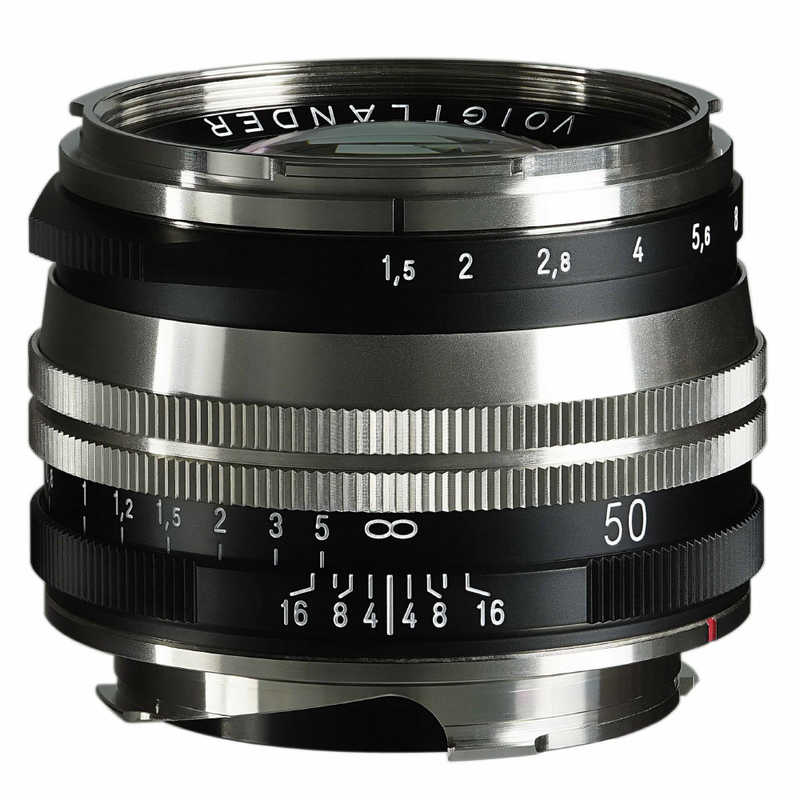 新しい vintageline50mmF1.5Aspherical IIVMMCニッケルブラックペイント 単焦点レンズ