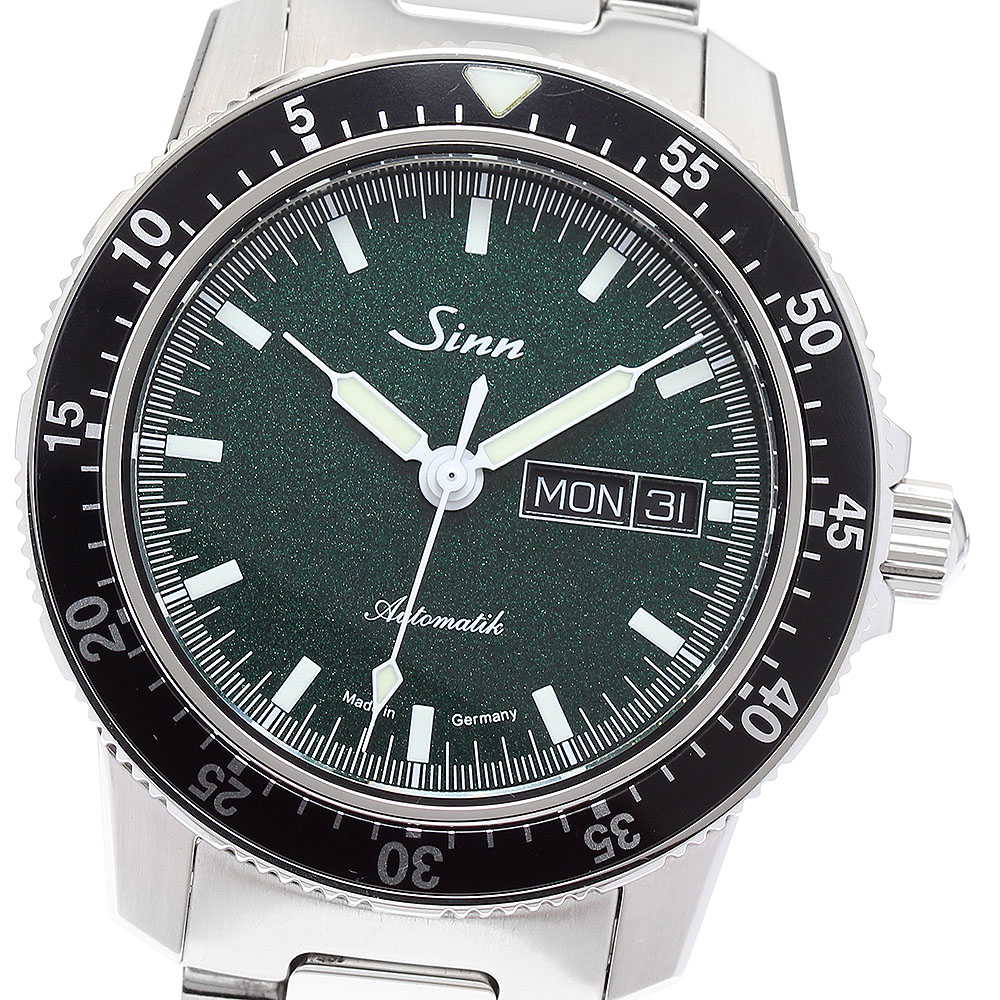 ジン Sinn 104.ST.SA.IG 104 デイデイト 自動巻き メンズ _890649【中古】