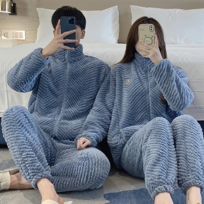メガ割 商品超目玉 パジャマ カップルペアルック ウェア フラノ フランネル ペアパジャマ長袖 モコモコ パジャマペアルックお揃いレディースメンズ ネグリジェ レディース