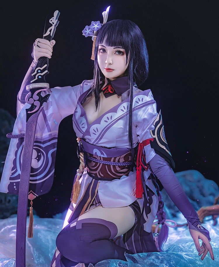 原神 げんしん genshin レザー Razor 雷元素 雷電将軍 コスプレ衣装