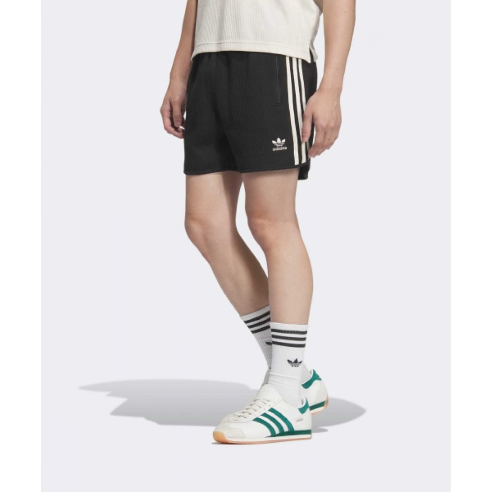 ADIDAS ワッフルショートパンツ - ブラック / JV9268