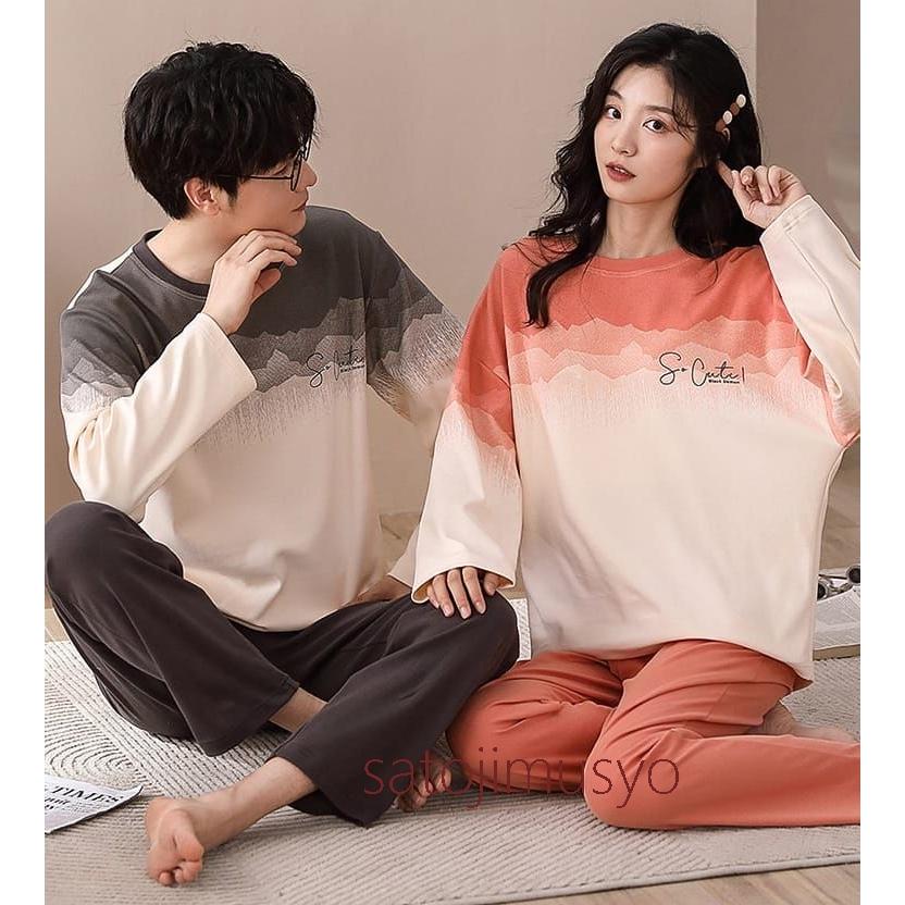 新作即納ペアパジャマ 秋 カップル ルームウェア ペア セット 結婚祝い プレゼント ペアルック パジャマ ペア 綿 お揃い 部屋着 恋人 夫婦 記念日 ギフトペアパジャマ 秋