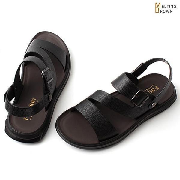 メンズビーチレザーサンダル メンズ夏サンダル AL01