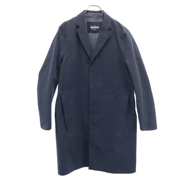 チェスターコート S 紺 メンズ