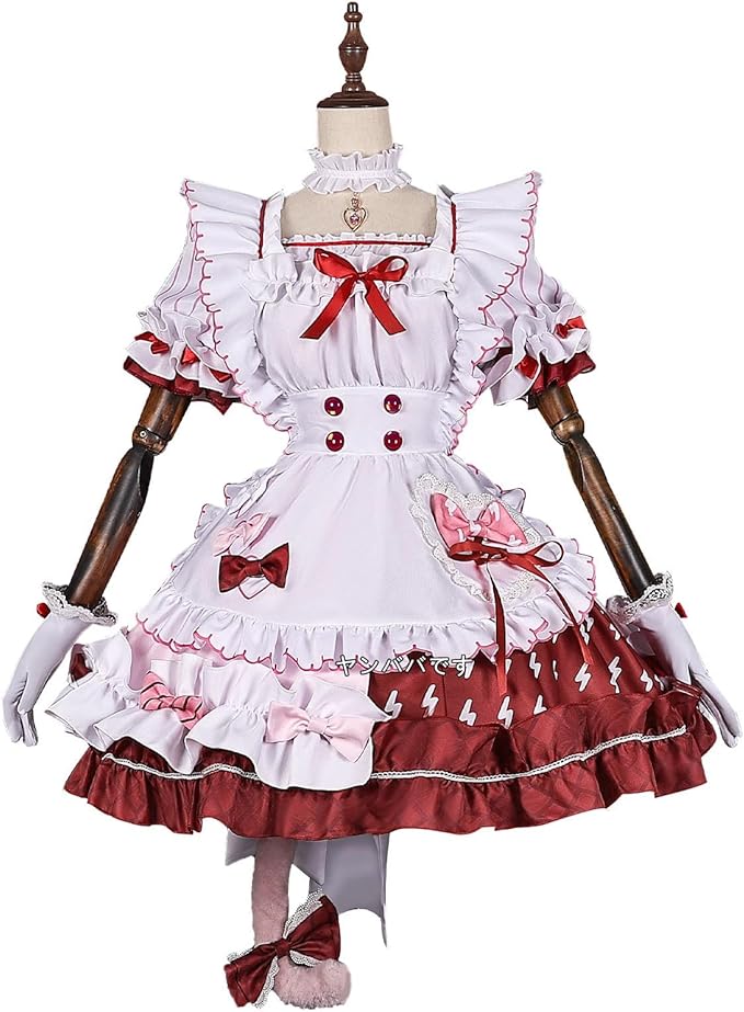 ゴールデングローコスプレ衣装+靴下+尻尾(ウィッグ 靴別売り)