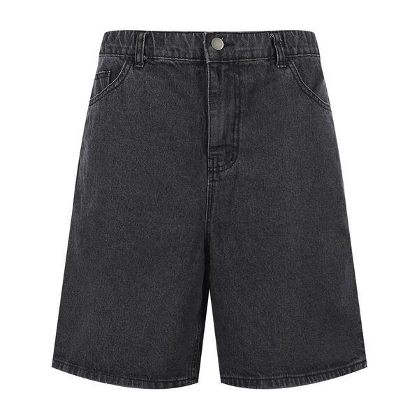 メンズ クール スパン ヒドゥンバンディング デニム ショートパンツ NE JEH Q031 ブラックデニム_P422279561