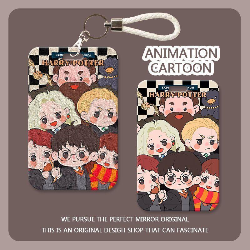 【1つ買うと10つ無料】かわいいハリーポッターカードセットレイブンかわいい学生キャンパスミールカードセットバス陽城通アクセス制御バッジカードセット