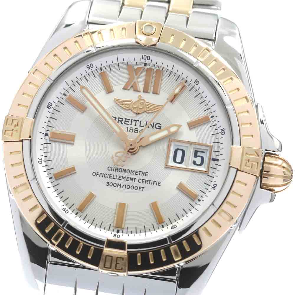 ブライトリング BREITLING C49350 ウィンドライダーコックピット デイト 自動巻き メンズ 良品 _882949【中古】