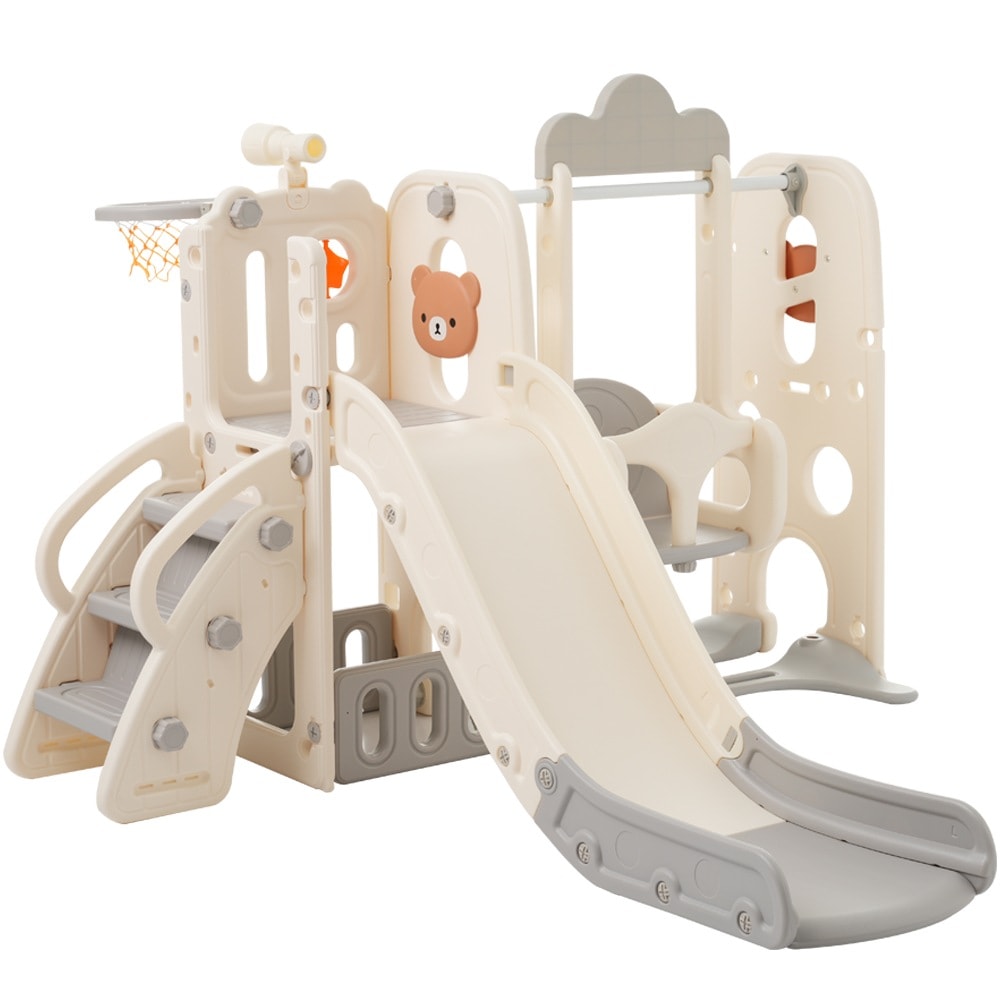 【国内発送送.料無料】【グレー×ホワイト】大型遊具 滑りA5 屋内 収納スペース 子供 キッズ 男の子 女の子 誕生日 プレゼント こどもの日プレゼント