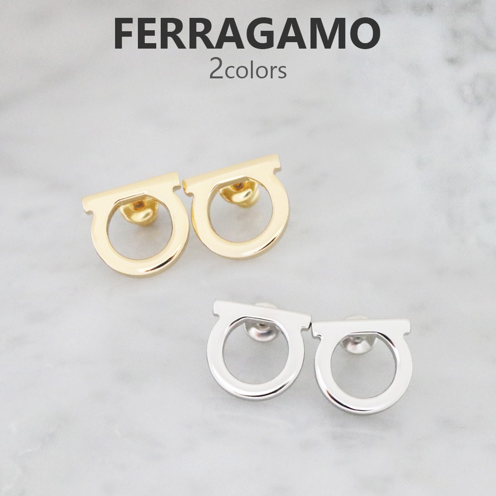 Ferragamoサルヴァトーレフェラガモ アクセサリー ピアス レディース メンズ ガンチーニモチーフ 760119 選べる2color SG