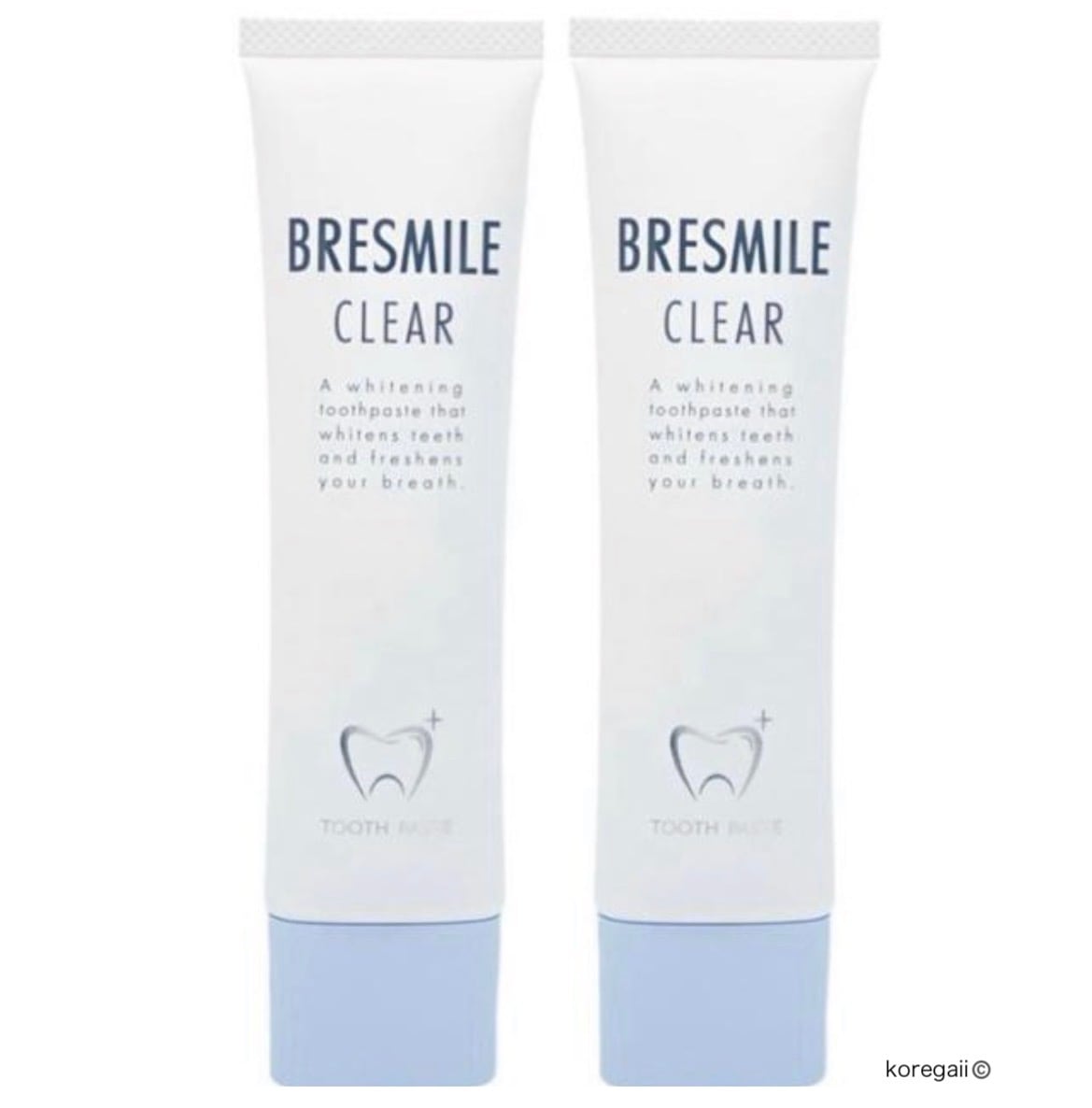 歯磨き粉 2個 BRESMILE clear ホワイトニング 口臭対策