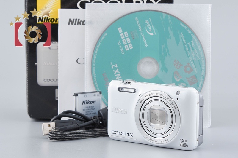 COOLPIX S6600 ナチュラルホワイト コンパクトデジタルカメラ 元箱付き