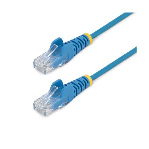 （まとめ） StarTech.com カテゴリ6 LANケーブル 極細タイプ ツメ折れ防止 1.5m ブルー N6PAT150CMBLS1本 [x3セット]