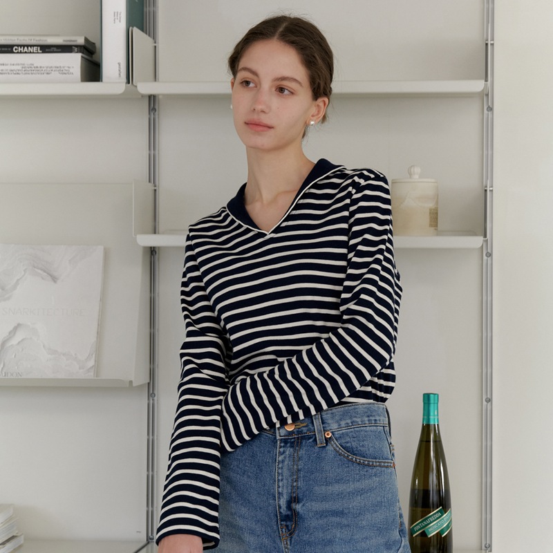 SAILOR STRIPE T-SHIRT_NAVY