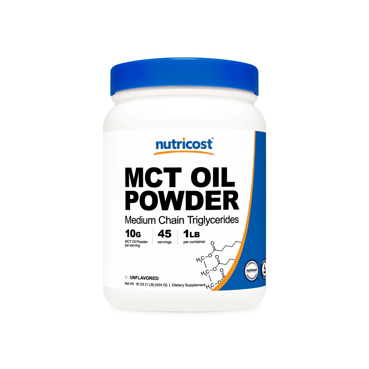 [USA] Nutricost ニュートリコスト MCT Oil Powder 無味 (1 LB) 6,800円