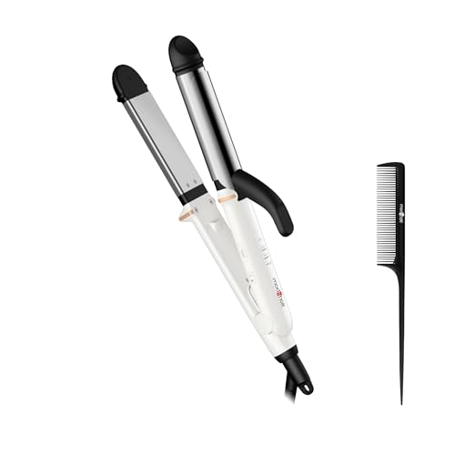 [ モッズヘア ] アドバンススマート マイナスイオン2WAYアイロン (MHI-3286-W)【 一台で ストレート と カール に対応！ 海外対応 コンパクト ヘアアイロン でどこでも思い通りの髪