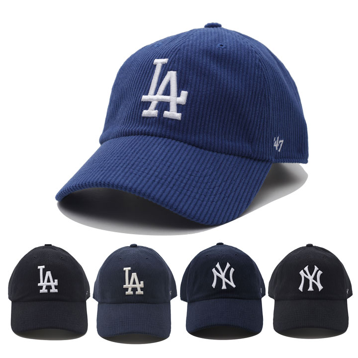 47 ドジャース 公式 LA キャップ ヤンキース メンズ 春夏秋冬用 全2色 大きいサイズ MLB Dodgers ロゴ 47brand フォーティセブン CLEAN