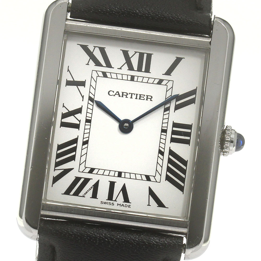 カルティエ CARTIER W1018355 タンクソロLM クォーツ メンズ _867353【中古】