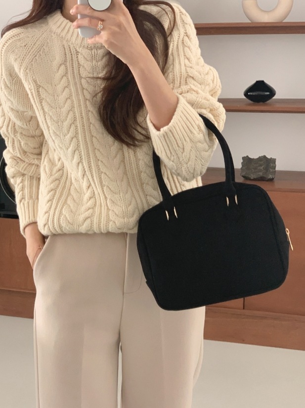 おしゃれなケーブルニット 韓国人気 全4色