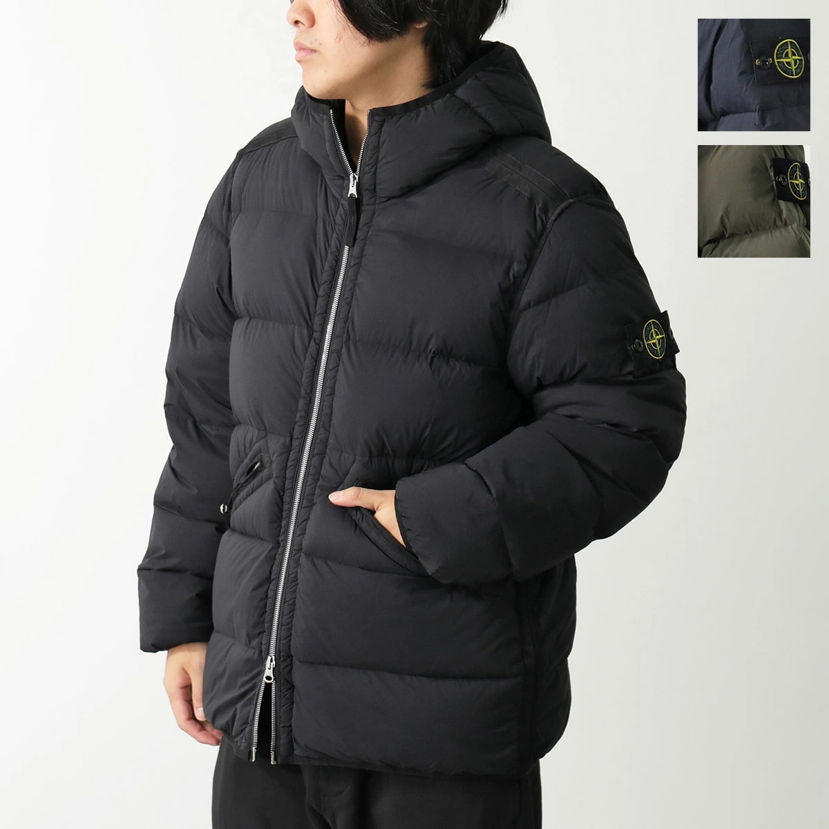 STONE ISLAND ストーンアイランド ダウンジャケット SEAMLESS TUNNEL NYLON DOWN 811543128 メンズ ナイロン フード付 撥水