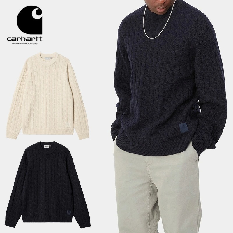 カーハート ダブリューアイピー Carhartt WIP CAMBELL SWEATER i032304 メンズ 長袖 セーター ケーブルニット
