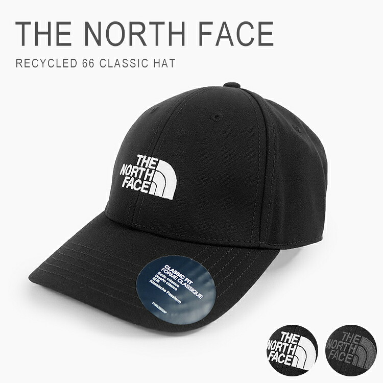 ノースフェイス キャップ メンズ レディース ブランド 人気 ロゴ 帽子 アウトドア ベースボールキャップ RECYCLED 66 CLASSIC HAT NF0A4VSV