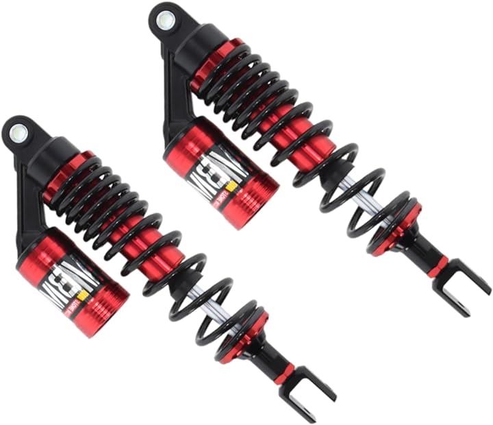 リアサスペンション シグナスX SR BW’S pcx125 ２本セット 高性能 320mm キャビテーション 防止 タンク付き( レッド)